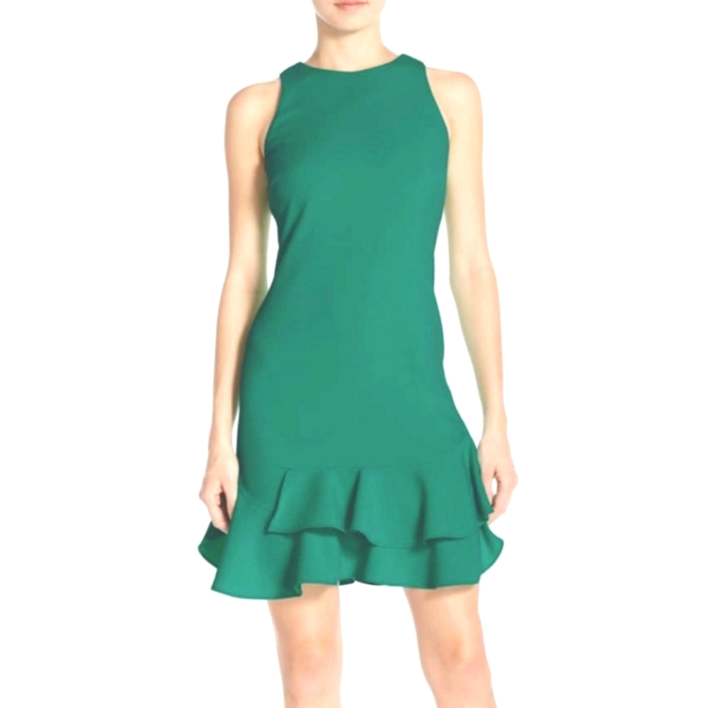 Chelsea28, Tiered, Ruffled hem dress, Size 14.